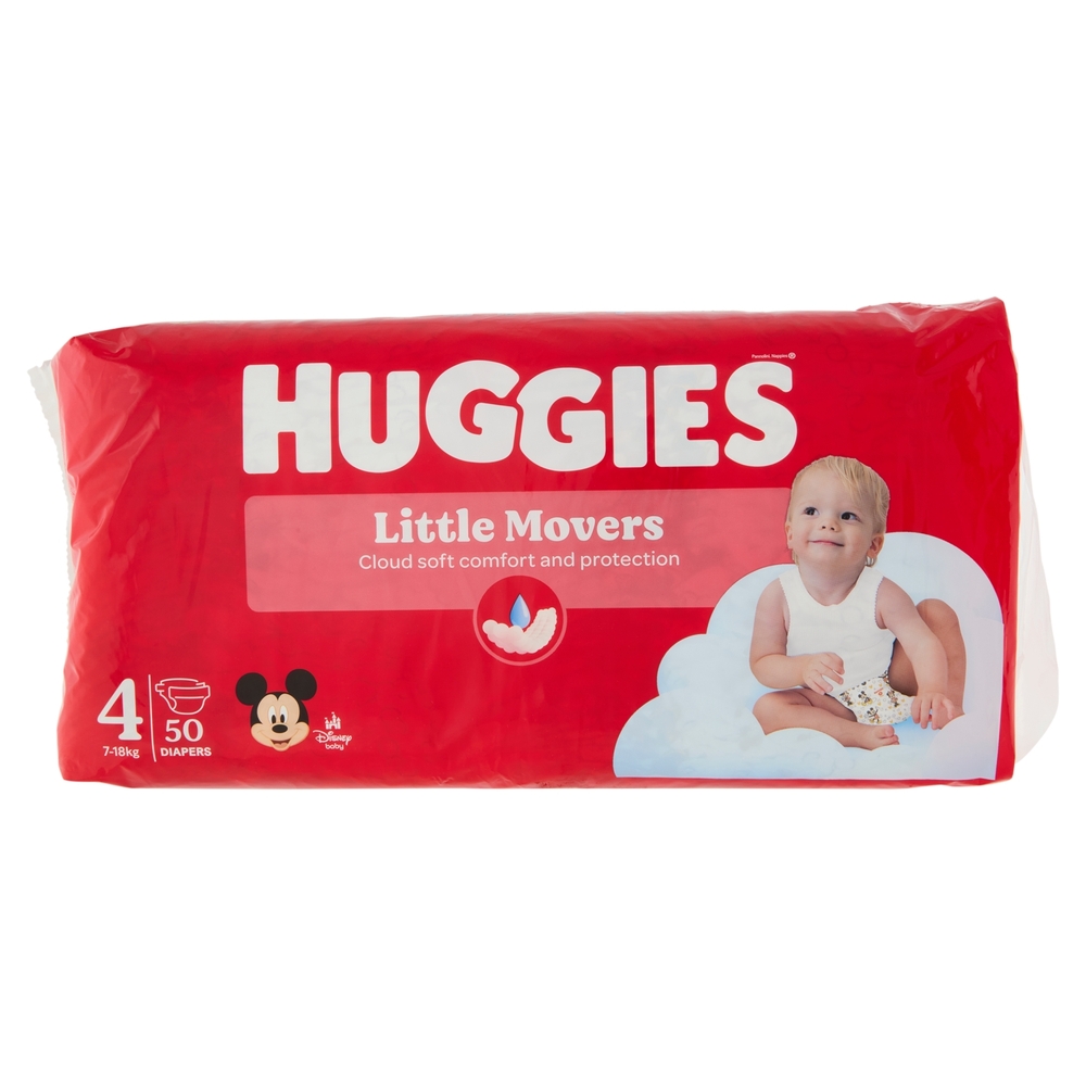 Huggies ultra comfort Pannolini 4 7-18 Kg 50 pz